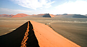 Sand dunes in Namib desert, Sossusvlei, Namibia
