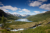 Landscape on Rallarvegen cycle track, Seltuft, Norway