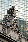 Grand Central Terminal facade, Murray Hill, Manhattan, New York, USA