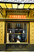 People in Gran Cafe Zaragoza, Zaragoza, Aragon, Spain
