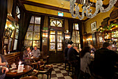 Inside café t Smalle on Egelantiersgracht in the Jordaan district, Amsterdam, Netherlands