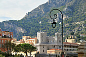 Blick auf den Palast in der Altstadt, Monaco, Côte d'Azur, Süd Frankreich, Europa