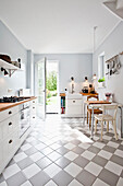 Kitchen furnished in country style, Hamburg, Germany