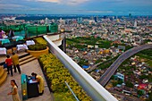 View of Bangkok from The Sirocco Bar and Restaurant, State Tower, Silom District, Bangkok, Thailand, Southeast Asia, Asia