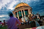 The Sirocco Bar and Restaurant, State Tower, Silom District, Bangkok, Thailand, Southeast Asia, Asia