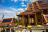 Bot  Wat Phra Kaew Emerald Buddha Temple and Grand Palace  Bangkok, Thailand, Southeast Asia, Asia