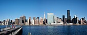 USA-March 2010 New York City Midtown Panorama from across East River.