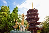 Kawasaki City-The Belfry of Kawaski Daishi Shrine.