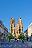 France-August 2010 Reims City Reims Cathedral W H.