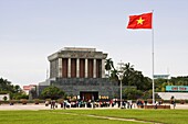 Vietnam- Nov 2009 Hanoi City Ho Chi Minh Mausoleum.