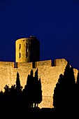 France, Languedoc-Roussillon, Pyrennes-Orientales Department, Vermillion Coast Area, Collioure, Fort St-Elme, 13th century