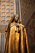 France, Midi-Pyrenees Region, Tarn Department, Albi, Cathedrale Ste-Cecile cathedral, Treasury museum, golden madonna