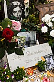 France, Paris, Montparnasse Cemetery, grave of Serge Gainsbourg, singer and songwriter