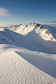 Faochag and Forcan Ridge in winter, Glen Shiel, Scotland, January