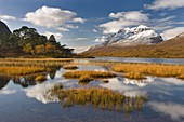 Loch Clair and Liatach in autumn, Torridon, north-west Scotland, October