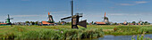 Netherlands, Europe, Holland, Zaandam, Windmills, open air, museum Zaanse Schans, windmill, field, meadow, summer, . Netherlands, Europe, Holland, Zaandam, Windmills, open air, museum Zaanse Schans, windmill, field, meadow, summer