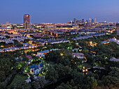 Dallas Neighborhood in the Evening, Dallas, Texas, USA