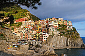 Manarola at Dusk, Manarola, Liguria, Italy