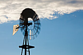 Windmill Against a Blue Sky, Milner, Colorado, USA