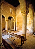 Church of San Juan Bautista, Baños de Cerrato, Palencia province, Castilla-Leon, Spain