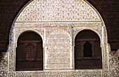 Carved stucco, madrasa Bou Inania, Fez, Fez el-Bali, Morocco
