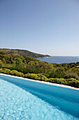 Pool of a hotel, Ramatuelle, Provence-Alpes-Cote d Azur, France