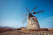 Windmühle, Molino de Tefia, Tefia, Fuerteventura, Kanarische Inseln, Spanien