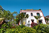 Haus im Sonnenlicht, Puerto de Mogan, Gran Canaria, Kanarische Inseln, Spanien, Europa