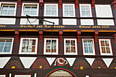 Scale house, Half Timbered House, down town, Osterode am Harz, Harz, Lower Saxony, Germany