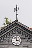 Uhr, Historisches Eisenhüttenwerk Königshütte von 1733 bis 1737, Bad Lauterberg, Harz, Niedersachsen, Deutschland