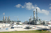 Raffinerie im Industriegebiet, Ras Laffan, Katar