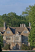 Einfahrt zum Upper Slaughter Manor, Upper Slaughter, Gloucestershire, Cotswolds, England, Großbritannien, Europa