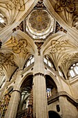 Interior of the New Cathedral of Salamanca. Castilla y León. Spain