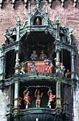 carving, chime, chiming, clock, cuckoo, detail, fig. Carving, Chime, Chiming, Clock, Cuckoo, Detail, Figures, Figurines, Germany, Europe, Glockenspiel, Holiday, Intricate, Landmark