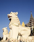 Burma, Entrance, Lion Statues, Mandalay, Mandalay H. Burma, Asia, Entrance, Holiday, Landmark, Lion, Mandalay, Mandalay hill, Myanmar, Statues, Tourism, Travel, Vacation