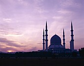 Malaysia, Asia, Masjid Sultan Salahuddin Abdul Shah. Abdul, Asia, Holiday, Landmark, Malaysia, Masjid, Mosque, Salahuddin, Selangor, Shah, State mosque, Sultan, Sunset, Tourism, Tra