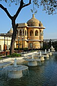 India, Rajasthan, Udaipur, Lake Pichola, Jag Mandir palace
