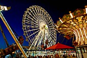 Amusement ride at the boardwalk, Ocean City, New Jersey, USA