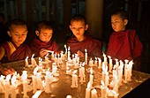 Novice monks, in Namgyal Monastery, in Tsuglagkhang complex  McLeod Ganj, Dharamsala, Himachal Pradesh state, India, Asia