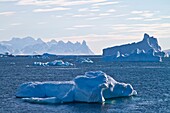 Views of paradise bay, Antarctic Peninsula, Antarctica, Southern Ocean  MORE INFO Paradise Bay is the location of two research stations, the Argentinan scientific base Almirante Brown Antarctic Base and the Chilean scientific base Gabriel González Videla
