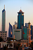 Kuwait, Kuwait City, skyline, skyscrapers