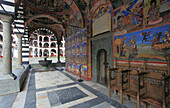Bulgaria, Rila Monastery, Nativity Church, frescoes