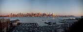 USA- March 2010-New York City-Midtown Mahattan across Hudson River-Panorama