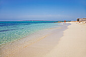 Beach of Es Mitgorn, Formentera, Balearic Islands, Spain