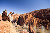 Morocco-South Morocco-Atlas Mountains-Dades Valley-Berber Boys