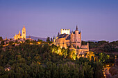 Spain-September 2009 Castilla and Leon Region Segovia City El Alcazar Castle (W.H.)