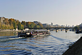 France, Ile-de-France, Paris, 1st, Bank of the Seine, Musée du Louvre, Bridge of Art