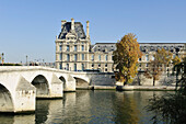 France, Ile-de-France, Paris, 1st, Bank of the Seine, Musée du Louvre, Royal Bridge