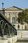 France, Ile-de-France, Paris, 1st, Bank of the Seine, Musée du Louvre, Pont des Arts