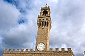 Palazzo Vecchio. The tower. 1299-1314. Arnolfo di Cambio. Florence. Italy.